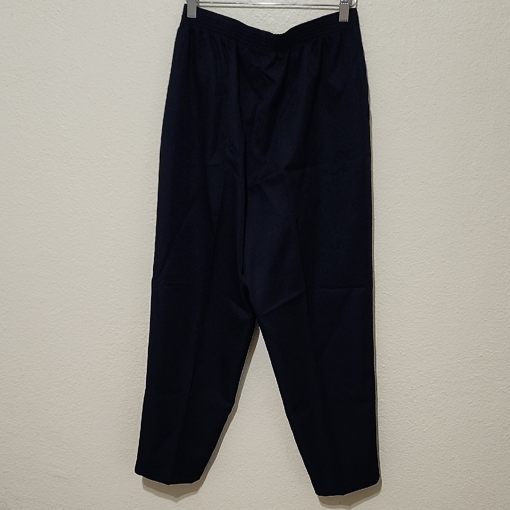 Briggs New York Blue Casual Trousers with Relaxed Fit and Elastic Cuffs - Picture 8 of 9
